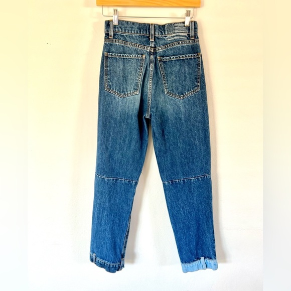 REVICE Denim Matchmaker Love At First Sight Denim Patchwork Jeans‎ Size 24 - Picture 9 of 13